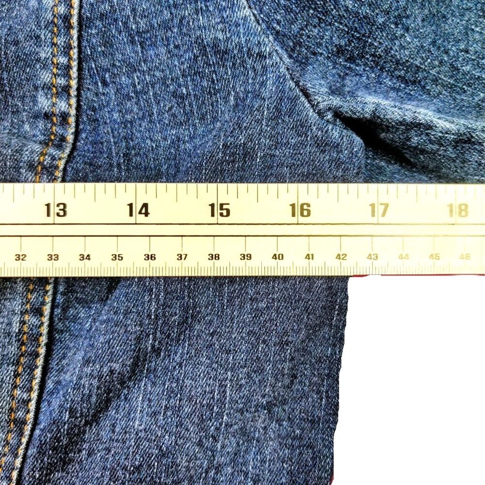 Ann Taylor LOFT Women’s Stretch Denim Jacket Size 6 Blue Jean Button Front - Picture 6 of 7